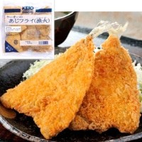 【ケーオー産業】 アジフライ(漁火) 80G 10食入 冷凍 5セット