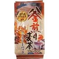 【伊勢惣】 伊勢惣) 釜煎り麦茶ファミリーパック 10G 常温 5セット