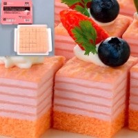 【フレック】 ミニカットケーキ ミルクレープ(いちご) 約490G 冷凍