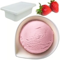 【ロッテ】 ベーシック アイスクリームストロベリー 2L 冷凍