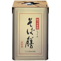 【ヒゲタ醤油】 超特選そば膳(缶) 18L 常温