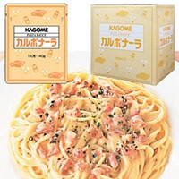 【カゴメ】 パスタソース カルボナーラ 140G 10食入 常温