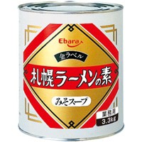 【エバラ食品工業】 札幌ラーメンの素みそスープ 金ラベル 1号缶 常温