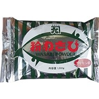 【カネク】 粉わさび(グリーン) 1KG 常温 5セット