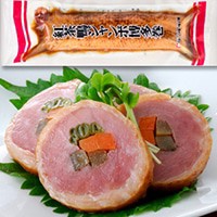 【コックフーズ】 紅茶鴨ジャンボ三色巻 550G 冷凍