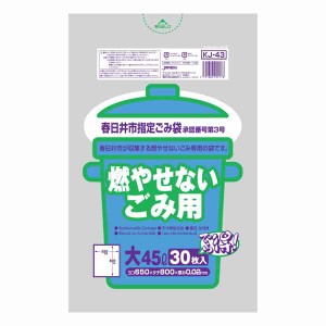 春日井市 燃やせないごみ用 大 45L 30枚入 ×20セット[倉庫区分MN]