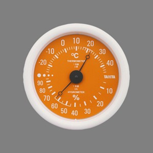 温度計 温湿度計 TT-515 オレンジ[倉庫区分MN]