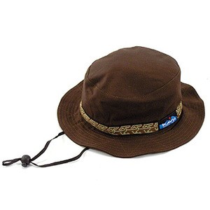 KAVU 帽子 Strap Bucket Hat(ストラップ バケット ハット)  S  チョコレート