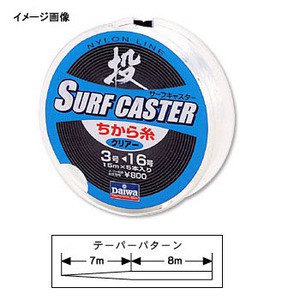 ダイワ 投げ釣り用ライン サーフキャスターちから糸R  3~12号  クリアー