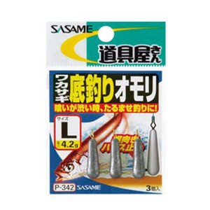 ササメ 渓流仕掛け・淡水仕掛け 道具屋 ワカサギ底釣りオモリ  L 