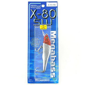 メガバス シーバス用ルアー X-80 SW  80.5mm  GGレッドヘッド