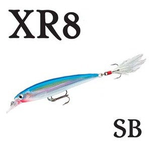 ラパラ シーバス用ルアー XR8 X-RAP  8cm  SB(シルバーブルー)