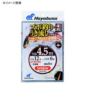 ハヤブサ 船釣り・船竿 海戦 真鯛・イサキズボ釣り・ウキ流し 3本鈎  鈎11/ハリス5  金×ピンク