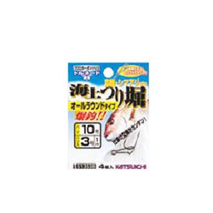 カツイチ  海上つり堀 オールラウンド  鈎10/ハリス3  NSブラック