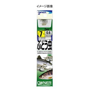 オーナー 渓流仕掛け・淡水仕掛け OHぶどう虫  鈎6/ハリス0.4 