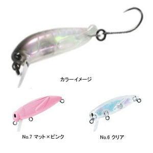 タックルハウス  elfin(エルフィン) ミニグラスホッパー  33mm  No.6 クリア