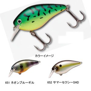 Strike King バス釣り用ハードルアー KVD スクエアビルクランクベイト  2.5  651 ネオンブルーギル