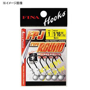 FINA フック・シンカー・オモリ パーフェクトジクヘッドタイプ ラウンド  #1(1/8oz) 