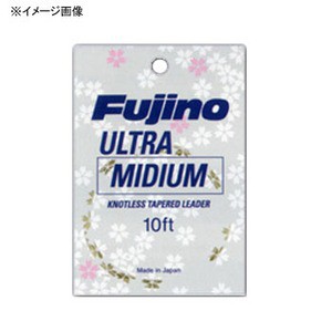 フジノナイロン フライライン ウルトラミディアムリーダー  10ft/7X  クリアグリーン