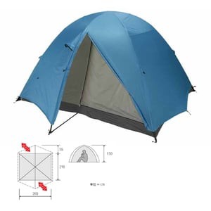 ダンロップ テント 3シーズン用登山テント  6人用 