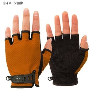 アクシーズクイン アウトドアグローブ UV Mesh Finger Cut Glove  S  オレンジ