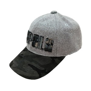 ラパラ フィッシングウェア Camoflage Felt Cap(カモフラージュ フェルト キャップ)  グレー 