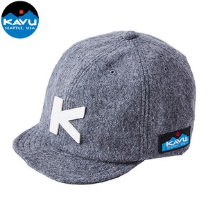 KAVU  Kid’s ウール ベースボール キャップ  フリー  Grey