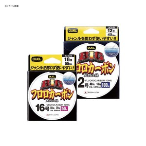 デュエル ルアー釣り用フロロライン BIG フロロカーボン 50m  1.75号  クリアー