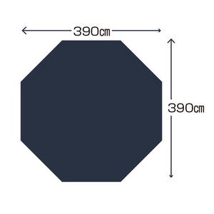 キャプテンスタッグ  テントグランドシートUA-46DXオクタ400用  