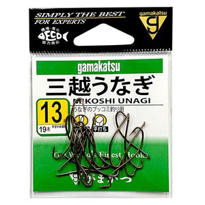 がまかつ 渓流仕掛け・淡水仕掛け バラ 三越うなぎ(ヒネリ)  10号  茶