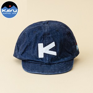 KAVU  【24春夏】K’s Baseball Cap(キッズ ベースボール キャップ)  ONE SIZE  デニム