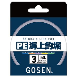 ゴーセン 道糸 PE海上釣堀 50m  4号 