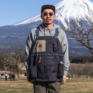 grn outdoor ベスト(メンズ) HIASOBI CAMPER VEST  L  ブラック