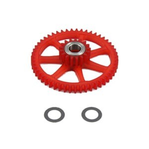 アベイル リールカスタムパーツ COGWHEEL 5152 ベアリングモデル   レッド