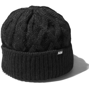ヘリーハンセン 帽子 CABLE BEANIE(ケーブル ビーニー)  FREE  ブラック(K)
