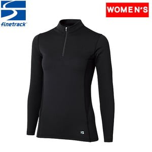 ファイントラック アンダーウェア・インナー メリノスピンサーモ ジップネック Women’s  M  BK(ブラック)