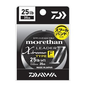 ダイワ ルアー釣り用フロロライン モアザンリーダーEX II TYPE-F(フロロ) 25m  8号/30lb  ナチュラルクリア