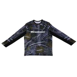 メガバス フィッシングウェア GAME LONG SLEEVE(ゲームロングスリーブ)  XS  リアルカモ