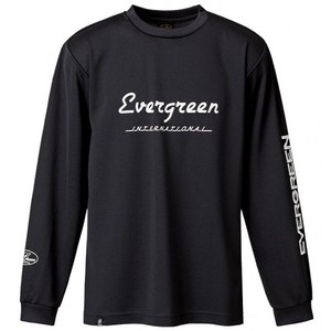 エバーグリーン フィッシングウェア ドライロングTシャツ Fタイプ  XXL  ブラック