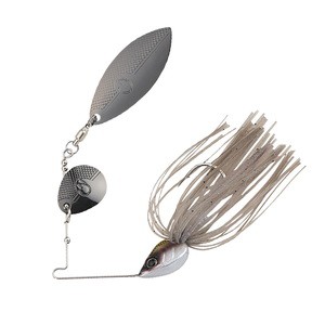 アルファタックル バス釣り用ハードルアー SPINNER BAIT  3/8oz  #06 SMOKEY