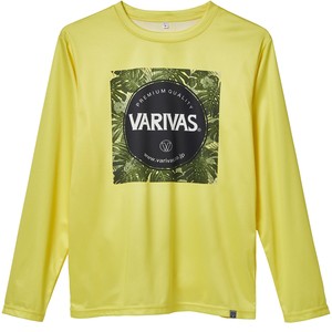 バリバス フィッシングウェア VARIVAS ドライロングTシャツ  M  イエロー