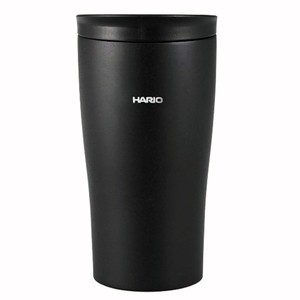 ハリオグラス  カップ フタ付き保温タンブラー300  300ml  ブラック
