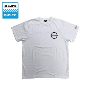オリムピック フィッシングウェア グラファイトリーダーロゴTシャツ 2018  L  ホワイト