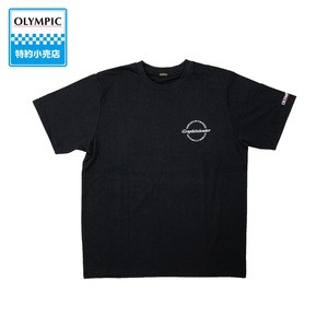 オリムピック フィッシングウェア グラファイトリーダーロゴTシャツ 2018  M  ブラック