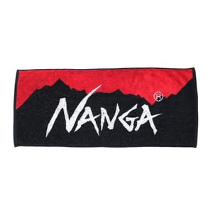 ナンガ  LOGO TOWEL   RED×BLK