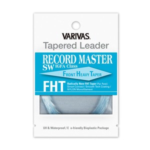 バリバス フライライン VARIVAS テーパードリーダー レコードマスターSW FHT IGFA 16ft  12lb  アクアブルー(ティペットはクリア)