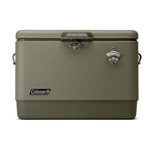 コールマン(Coleman) キャンプクーラー 54QT スチールベルト クーラー  約51L  セージ