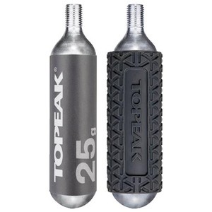 トピーク 自転車用品 25g ネジ付 CO2 カートリッジ 2本セット  