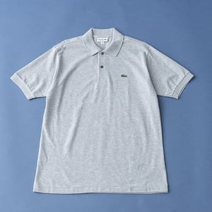 LACOSTE トップス(メンズ) 【24春夏】L.12.64 ポロシャツ(杢・半袖)  4  ライトグレー