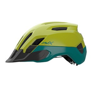 OGK KABUTO 自転車アクセサリー FM-X(エフエム・エックス) バイザー付ヘルメット 自転車/サイクル  57-59cm  マットイエローグリーン